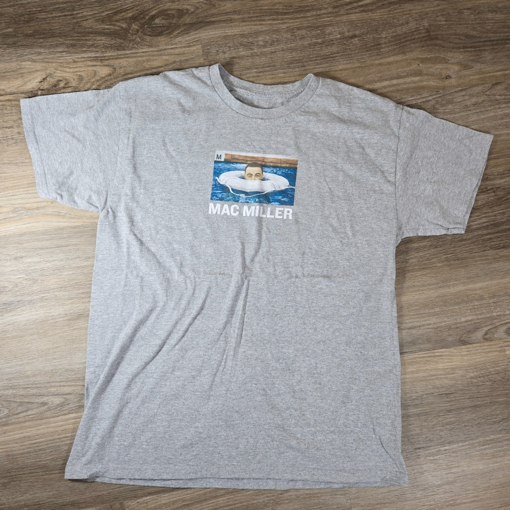Mac Miller Swimming T Shirt Mens L Concert Tour Album Rap Hip Hop Rapper Graphic